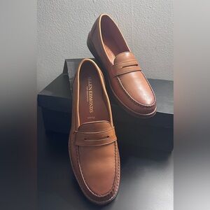 Allen Edmonds Brown Leather Penny Loafers
